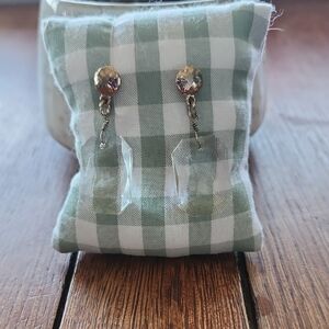 Clear Dangle Earrings